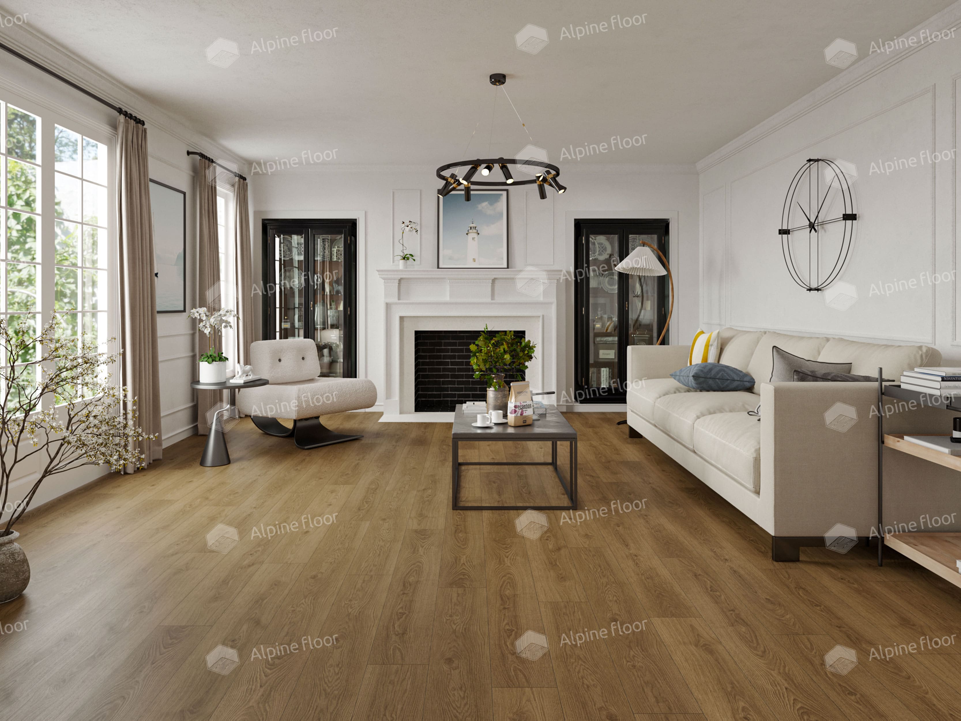 Замковый виниловый пол Alpine Floor Solo ЕСО 14-101 Аллегро, упаковка 2.23 м2 Замковый виниловый пол Alpine Floor Solo ЕСО 14-101 Аллегро, упаковка 2.23 м2